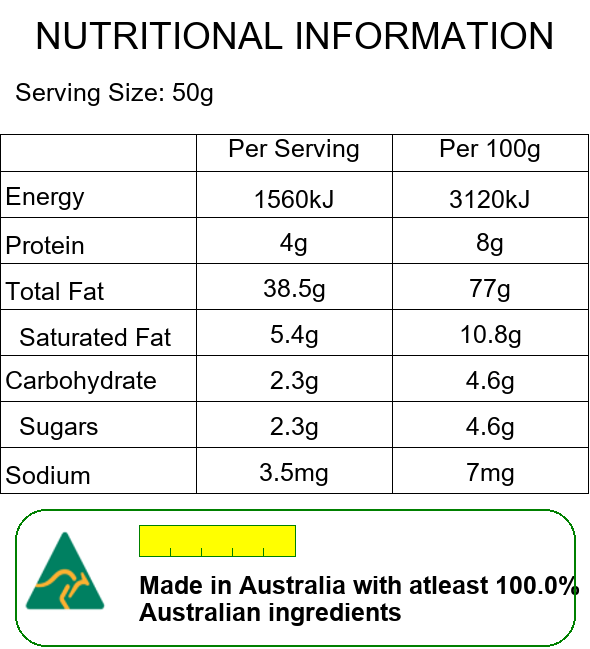 Macadamia Roasted Unsalted