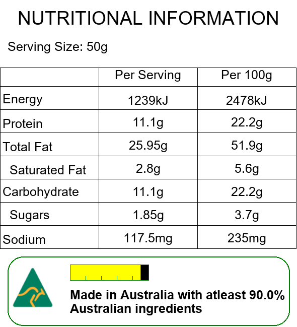 Almond Tamari - Insecticide Free